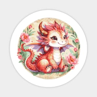 Year of the Dragon Baby 2024 Magnet